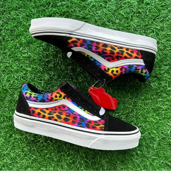 Vans Old Skool Rainbow Spotted Leopard - Picture 9 of 9